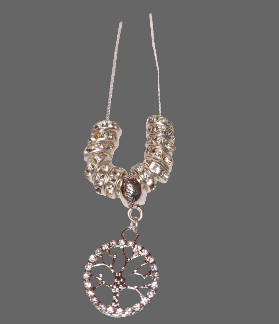 Tree of life Inspirational 22" Sliver Chain