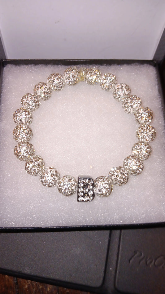 Bling Collection Bracelet 👑🦋Letters “A" ~"Z"